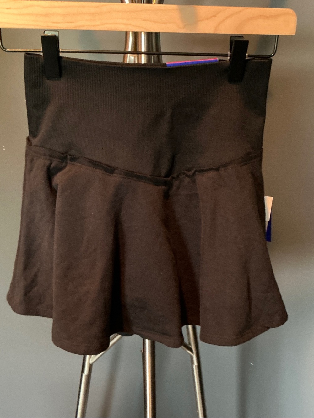 Black High-Rise Circle Skirt